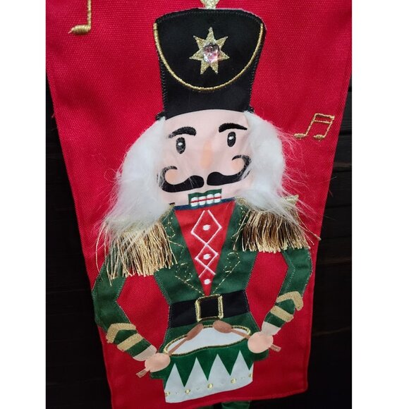 Christmas Door Decoration Nutcracker Decor Indoor Holiday Xmas Porch Sign Banner - Picture 5 of 10